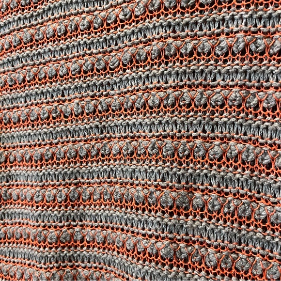 Anthropologie Splendid Hudson Stitch Stripe Pullover Wool Linen Blend Sweater S - Picture 5 of 8